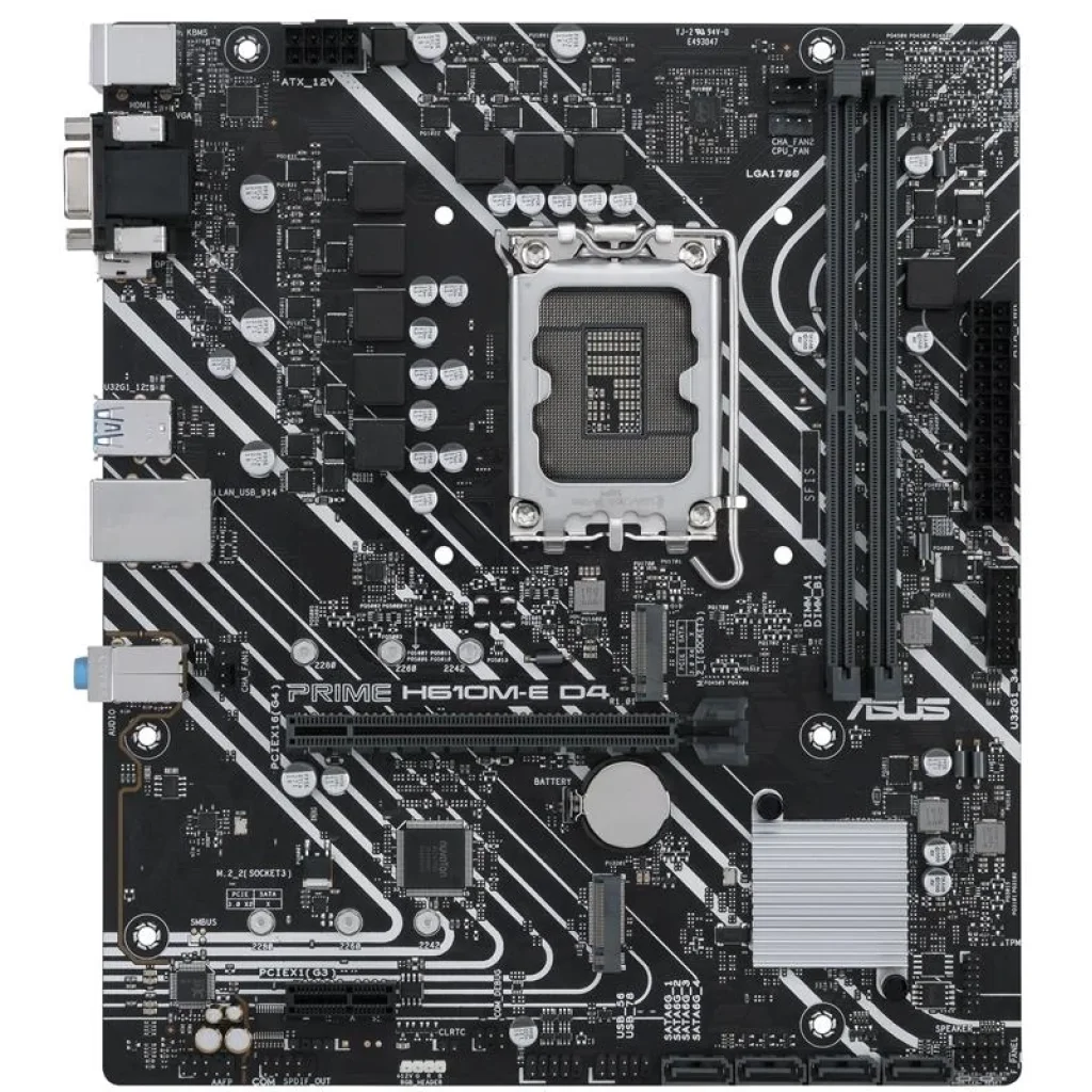 Материнская плата Asus Prime H610M-E D4-CSM Socket 1700 UA