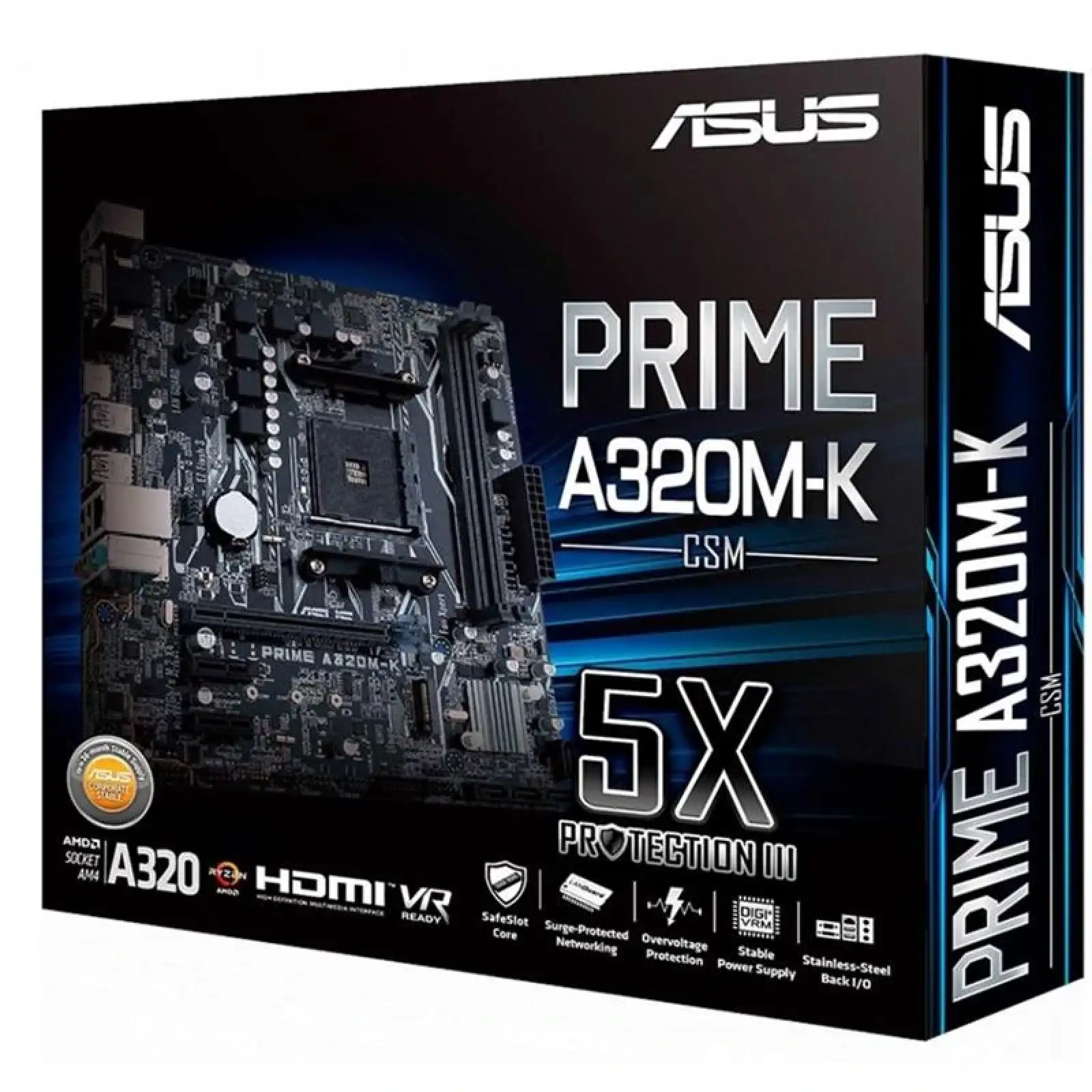 Материнська плата Asus Prime A320M-K/CSM Socket AM4 UA