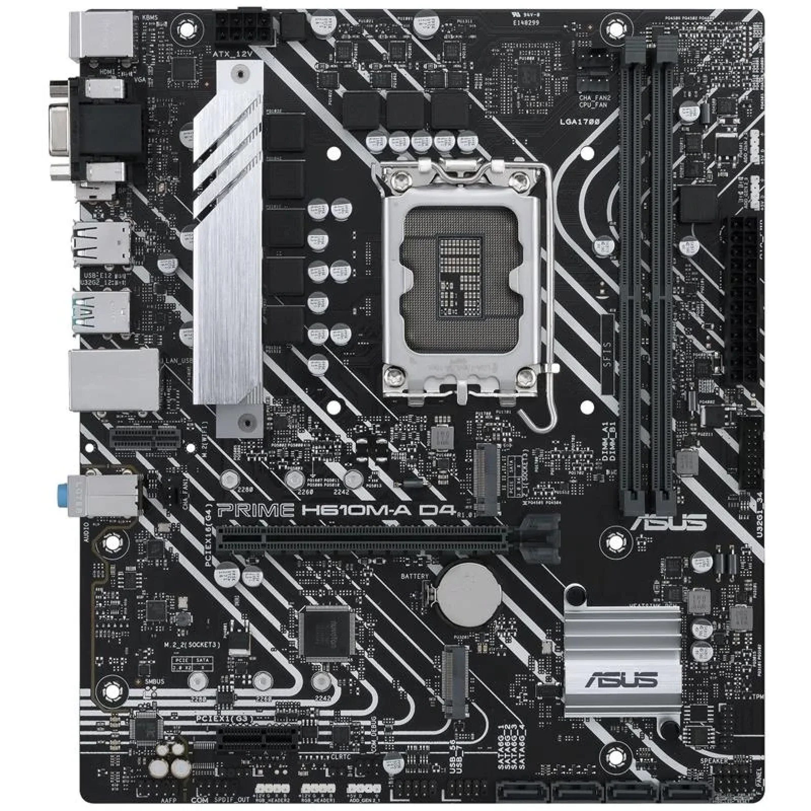 Материнська плата Asus Prime H610M-A D4-CSM Socket 1700 UA