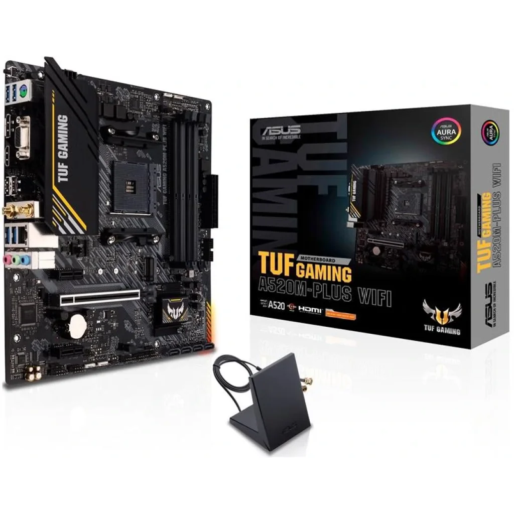 Материнська плата Asus TUF Gaming A520M-Plus WIFI Socket AM4 UA
