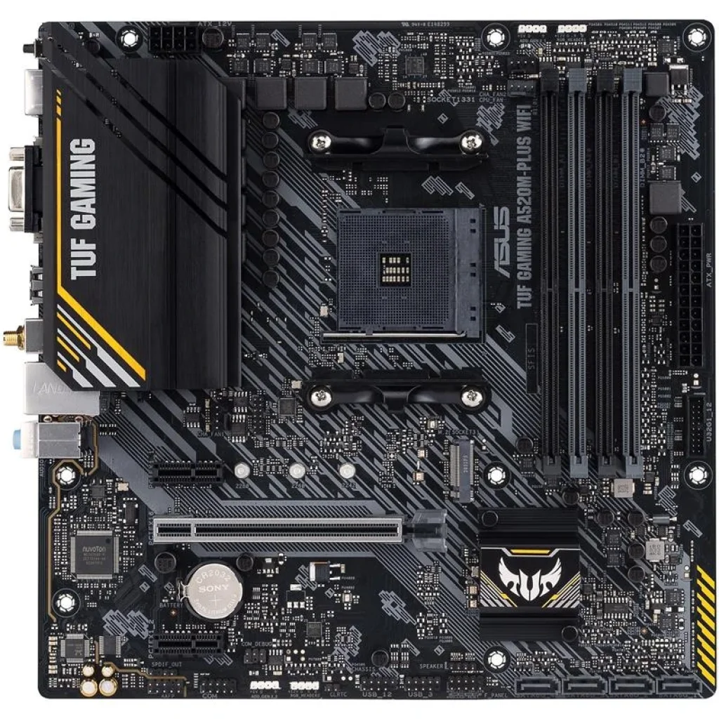 Материнська плата Asus TUF Gaming A520M-Plus WIFI Socket AM4 UA