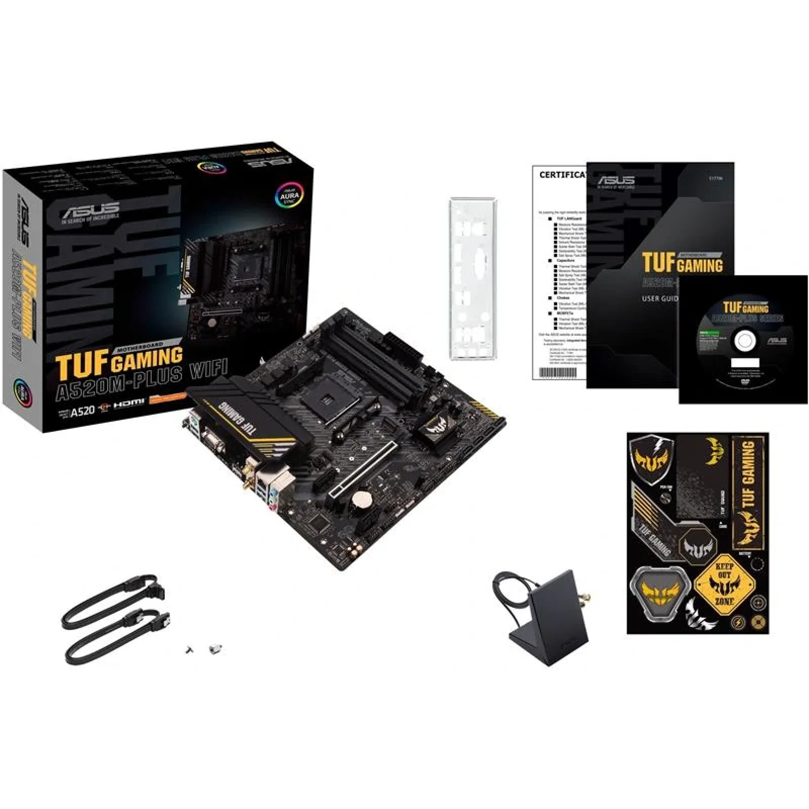 Материнская плата Asus TUF Gaming A520M-Plus WIFI Socket AM4 UA
