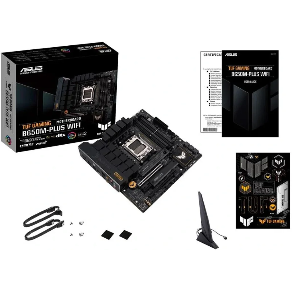 Материнська плата Asus TUF Gaming B650M-PLUS WIFI Socket AM5 UA