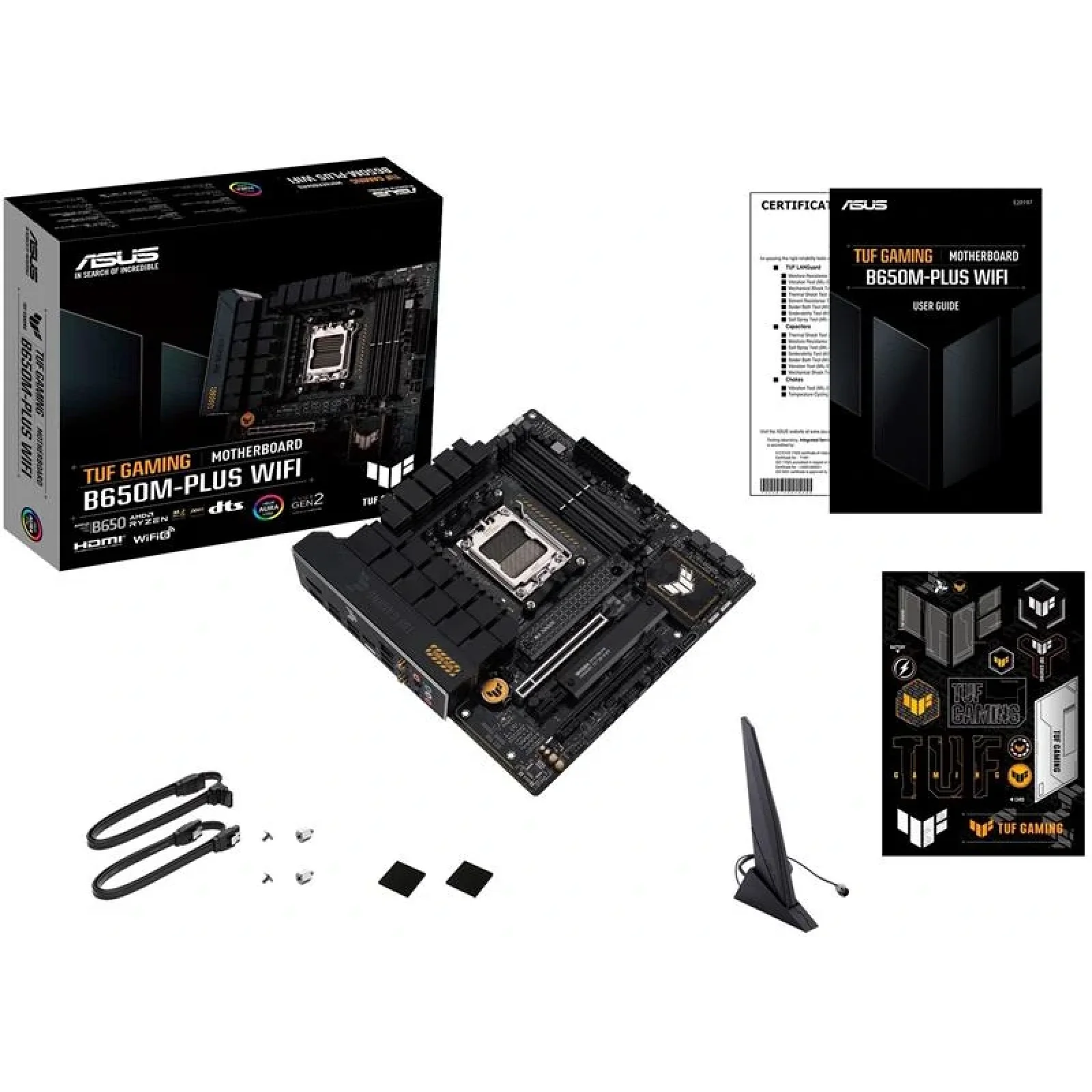 Материнская плата Asus TUF Gaming B650M-PLUS WIFI Socket AM5 UA