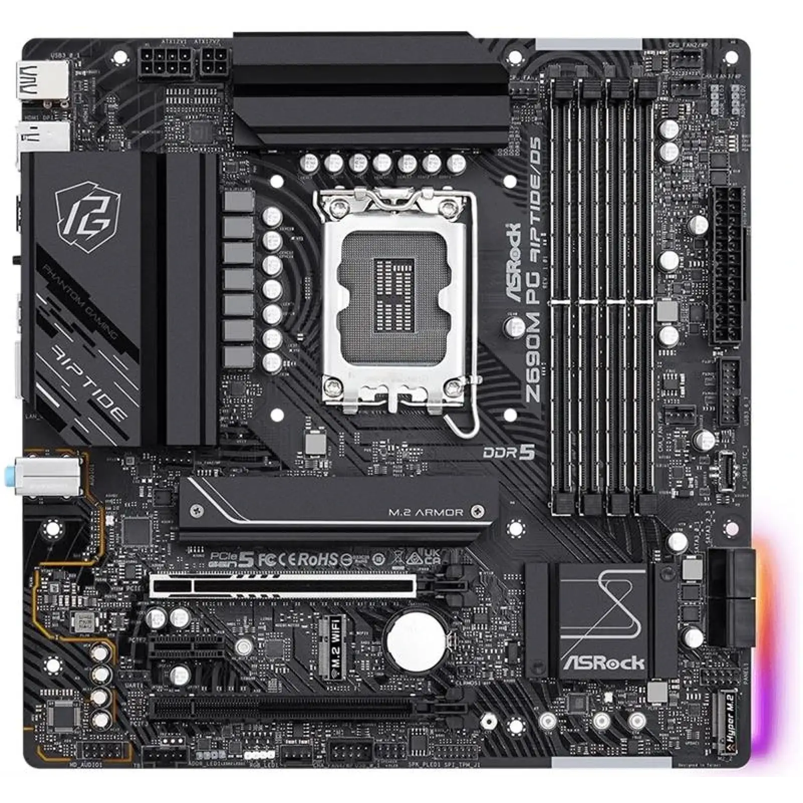 Материнська плата ASRock Z690M PG Riptide/D5 Socket 1700 UA