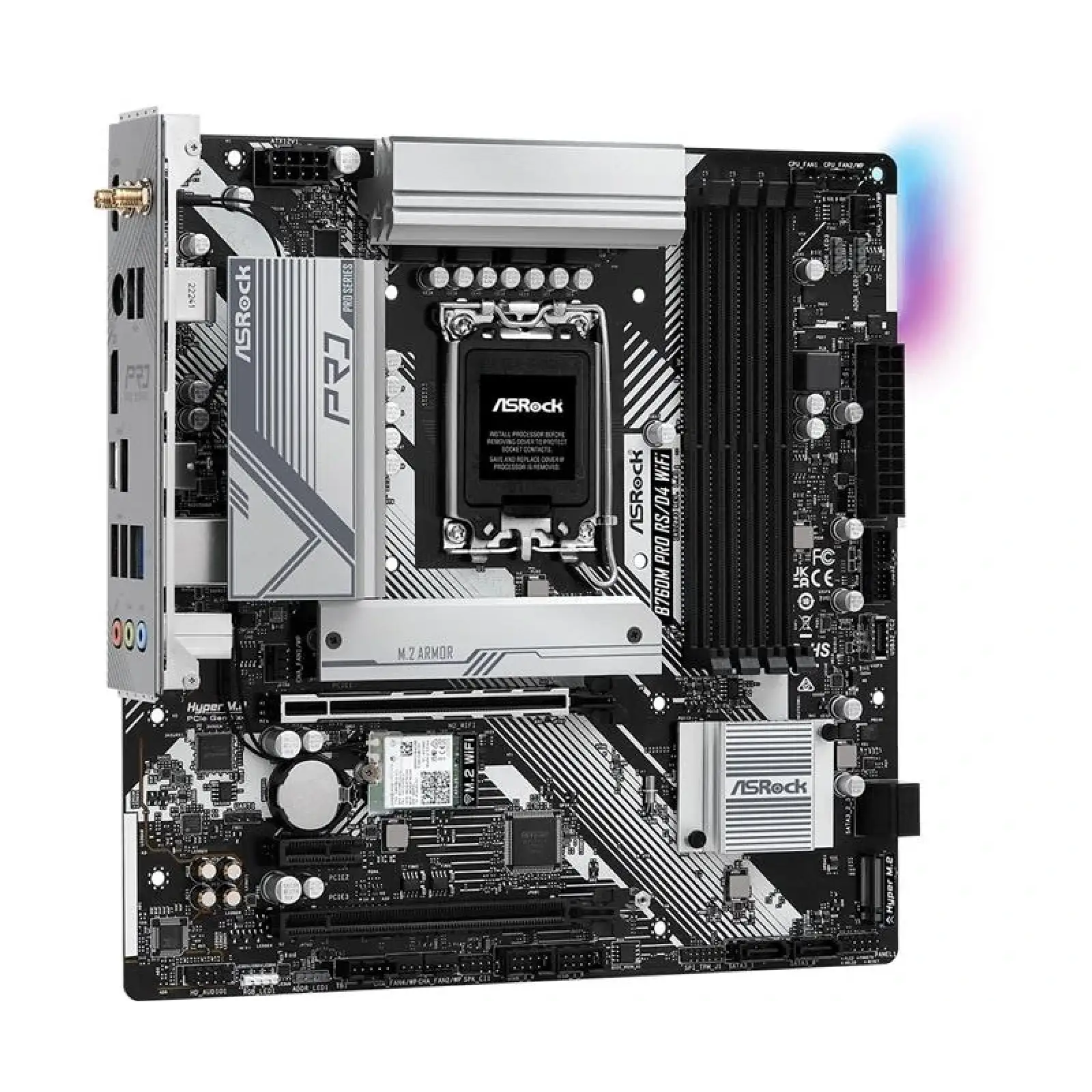 Материнська плата ASRock B760M Pro RS/D4 WiFi Socket 1700 UA