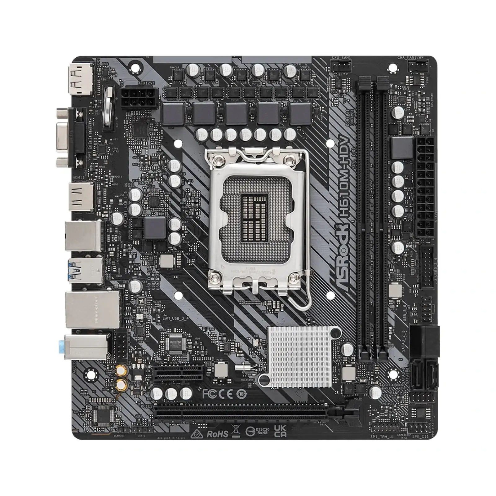Материнська плата ASRock H610M-HDV Socket 1700 UA