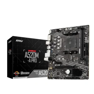 Материнская плата MSI A520M-A Pro Socket AM4 UA