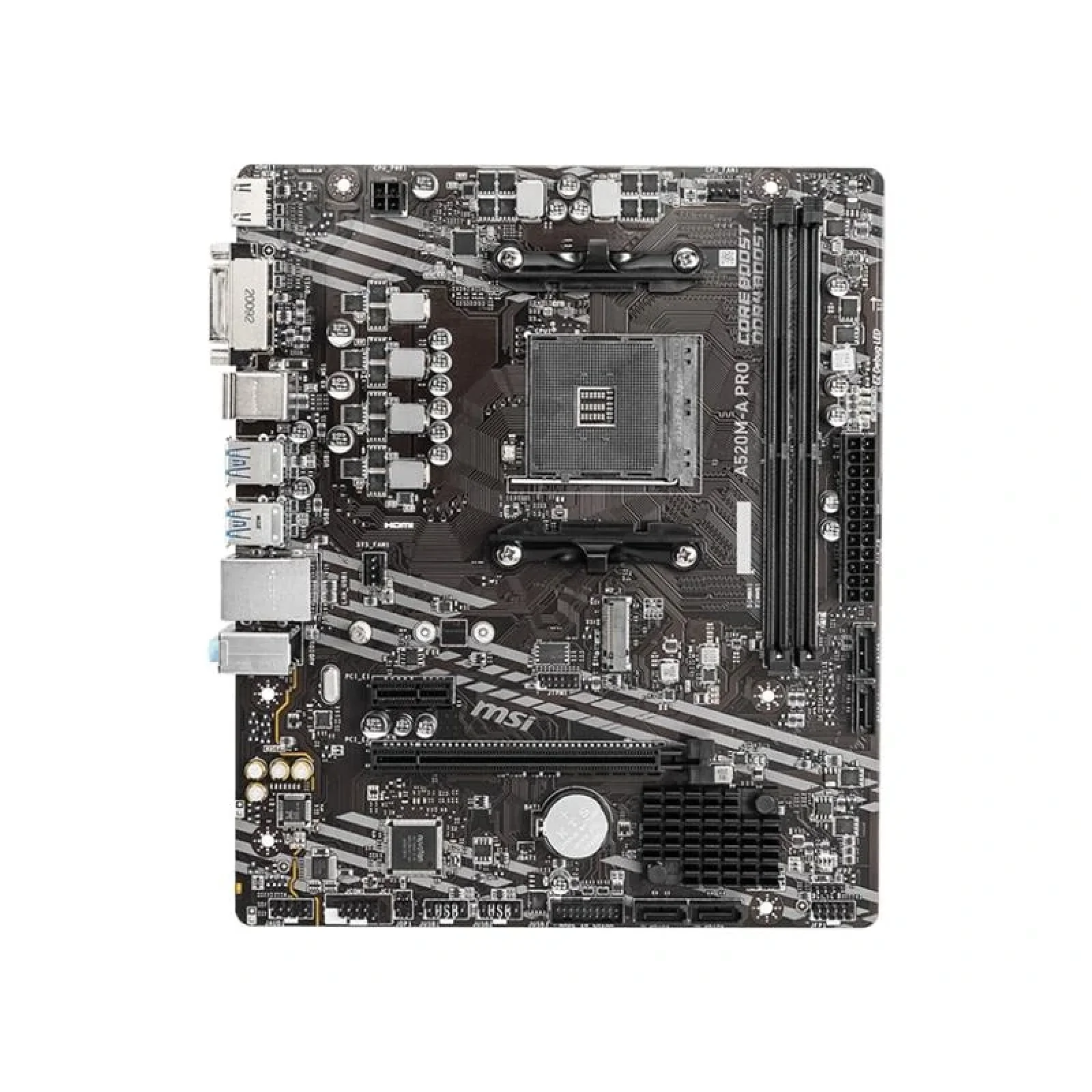 Материнська плата MSI A520M-A Pro Socket AM4 UA