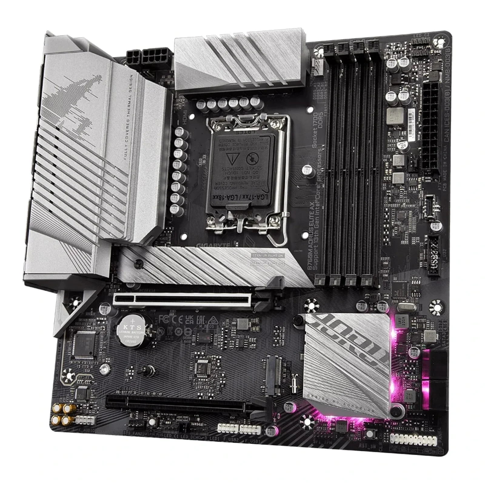 Материнская плата Gigabyte B760M Aorus Elite AX Socket 1700 UA