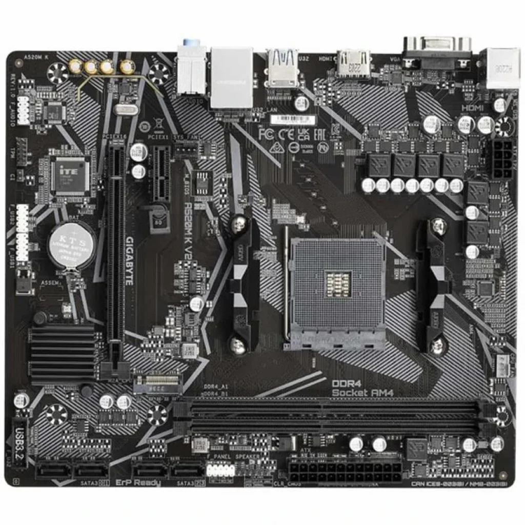 Материнская плата Gigabyte A520M K V2 Socket AM4 UA