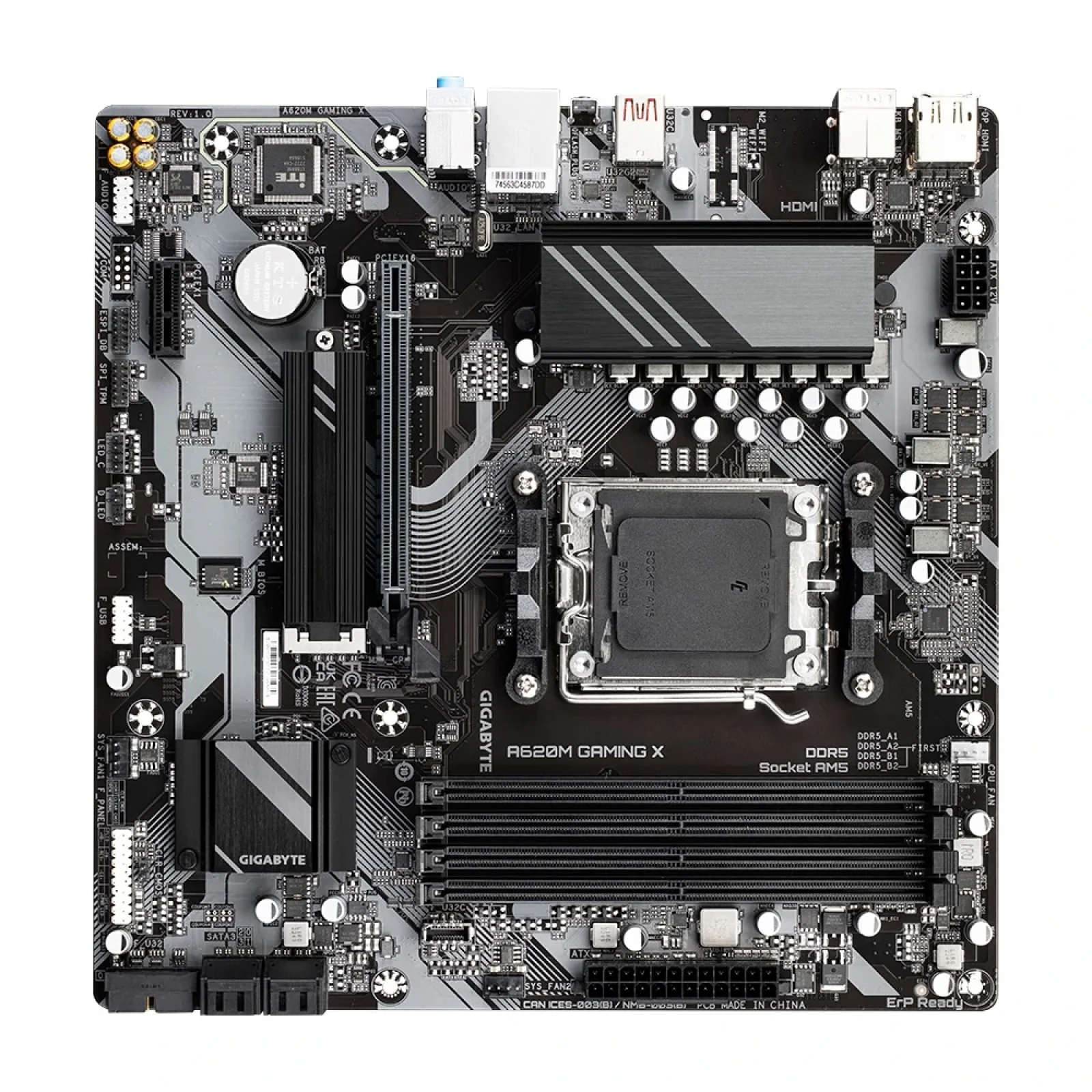 Материнська плата Gigabyte A620M Gaming X Socket AM5 UA
