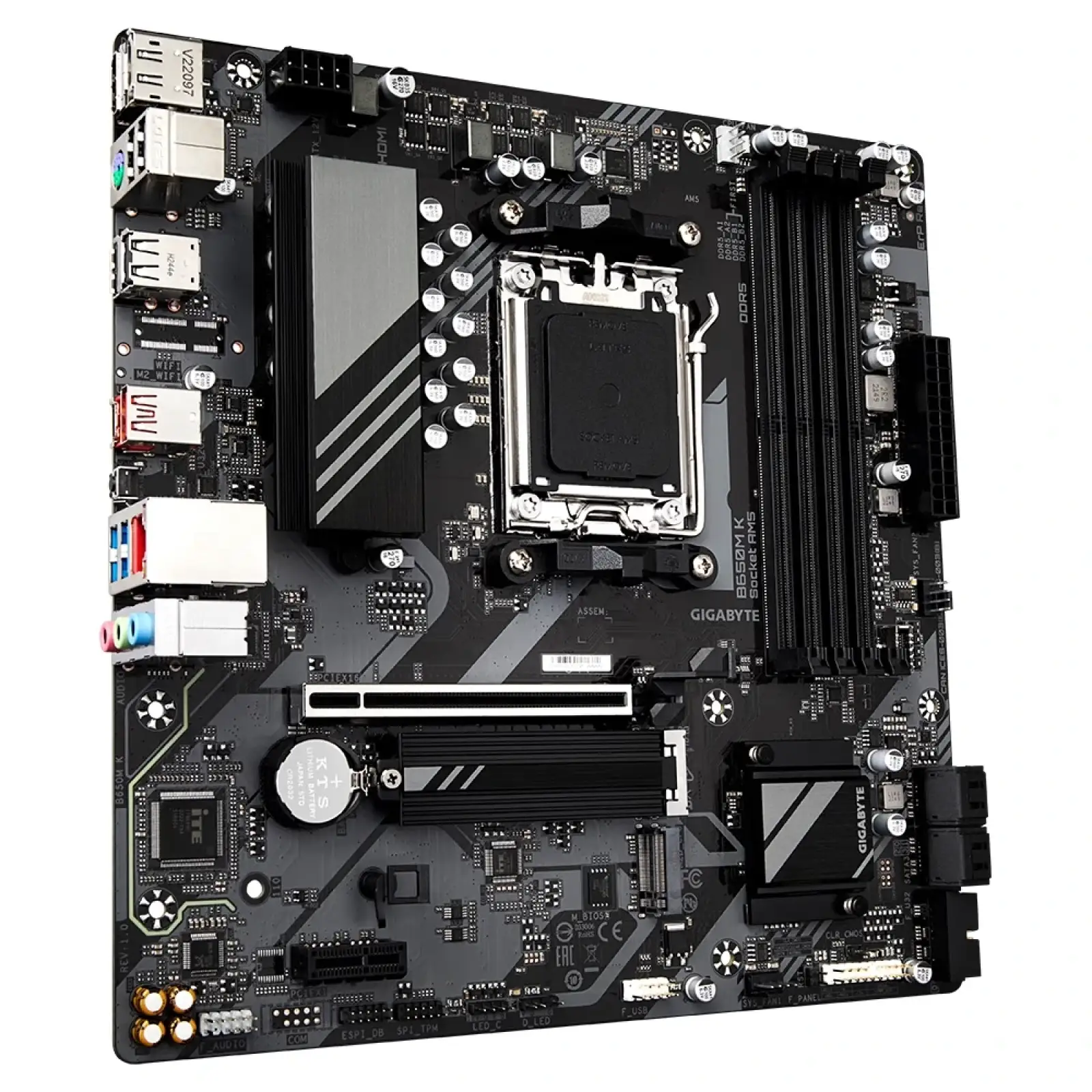 Материнська плата Gigabyte B650M K Socket AM5 UA