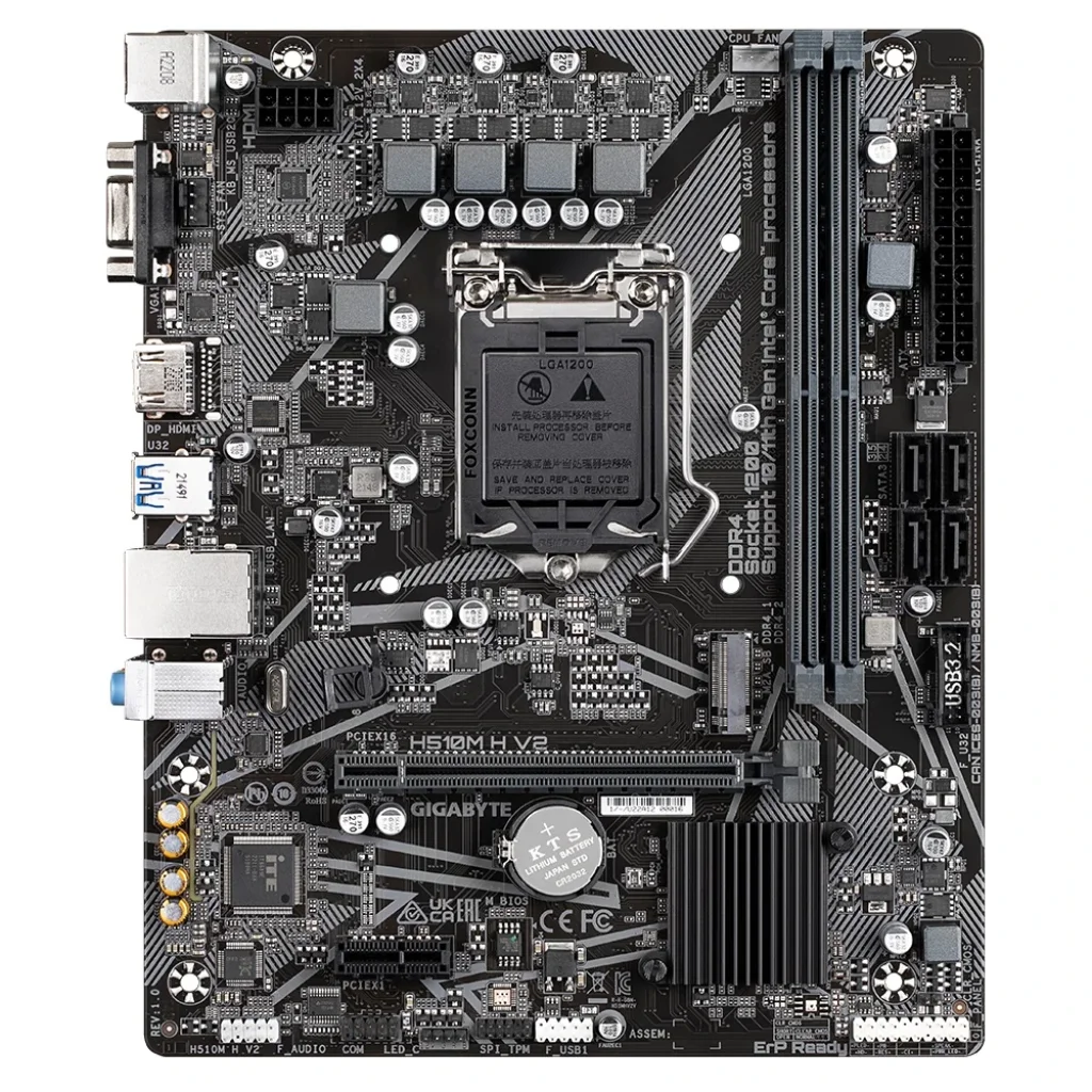 Материнская плата Gigabyte H510M H V2 Socket 1200 UA