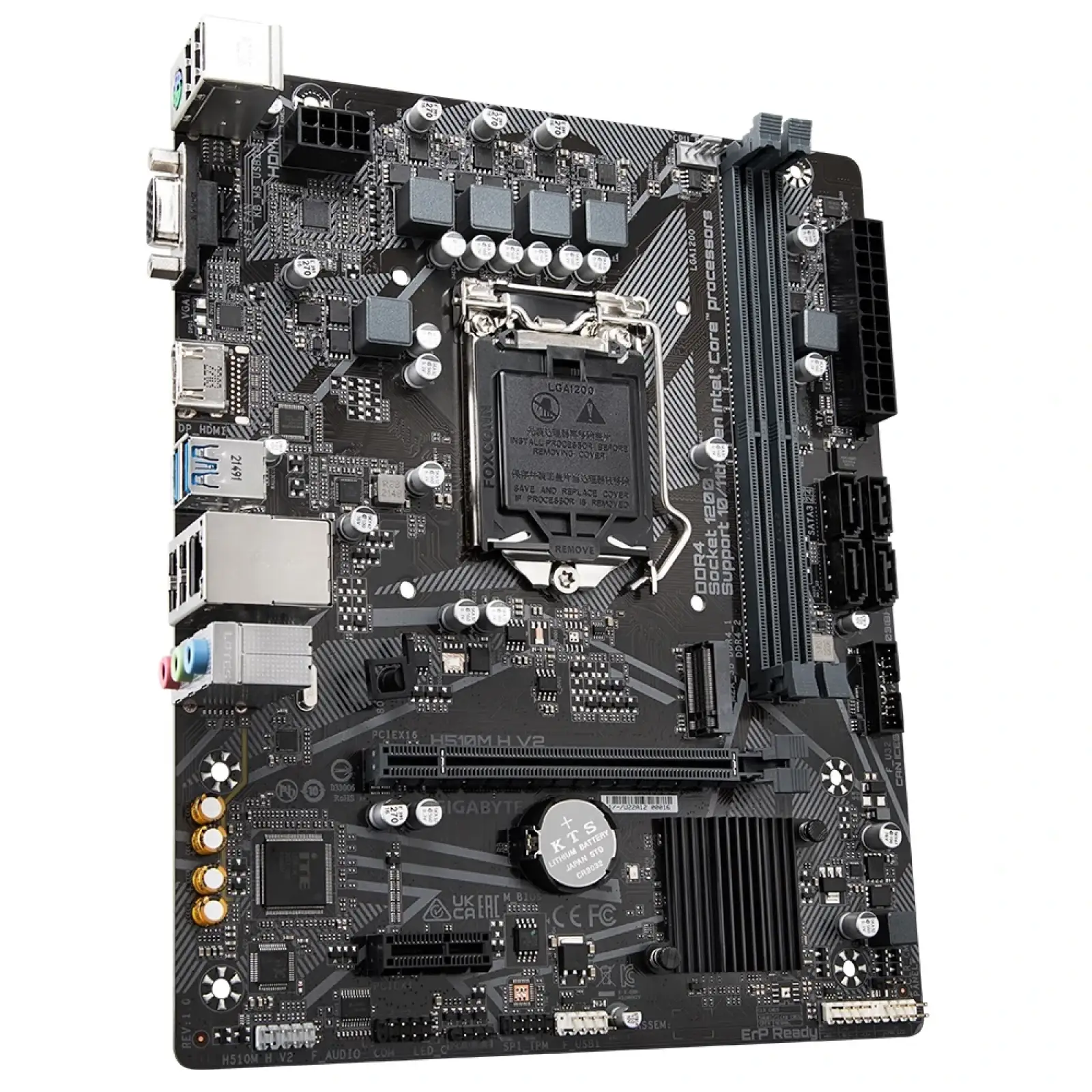 Материнская плата Gigabyte H510M H V2 Socket 1200 UA