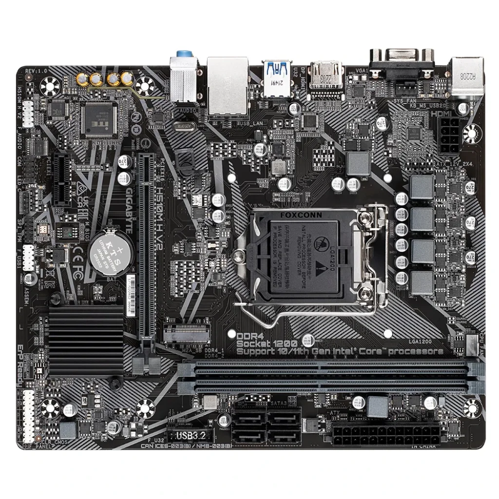 Материнская плата Gigabyte H510M H V2 Socket 1200 UA