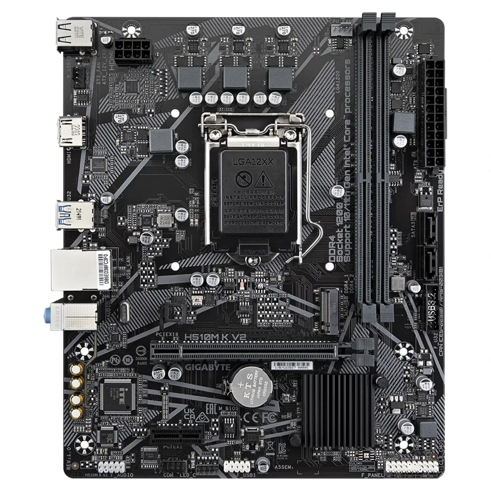 Материнська плата Gigabyte H510M K V2 Socket 1200 UA