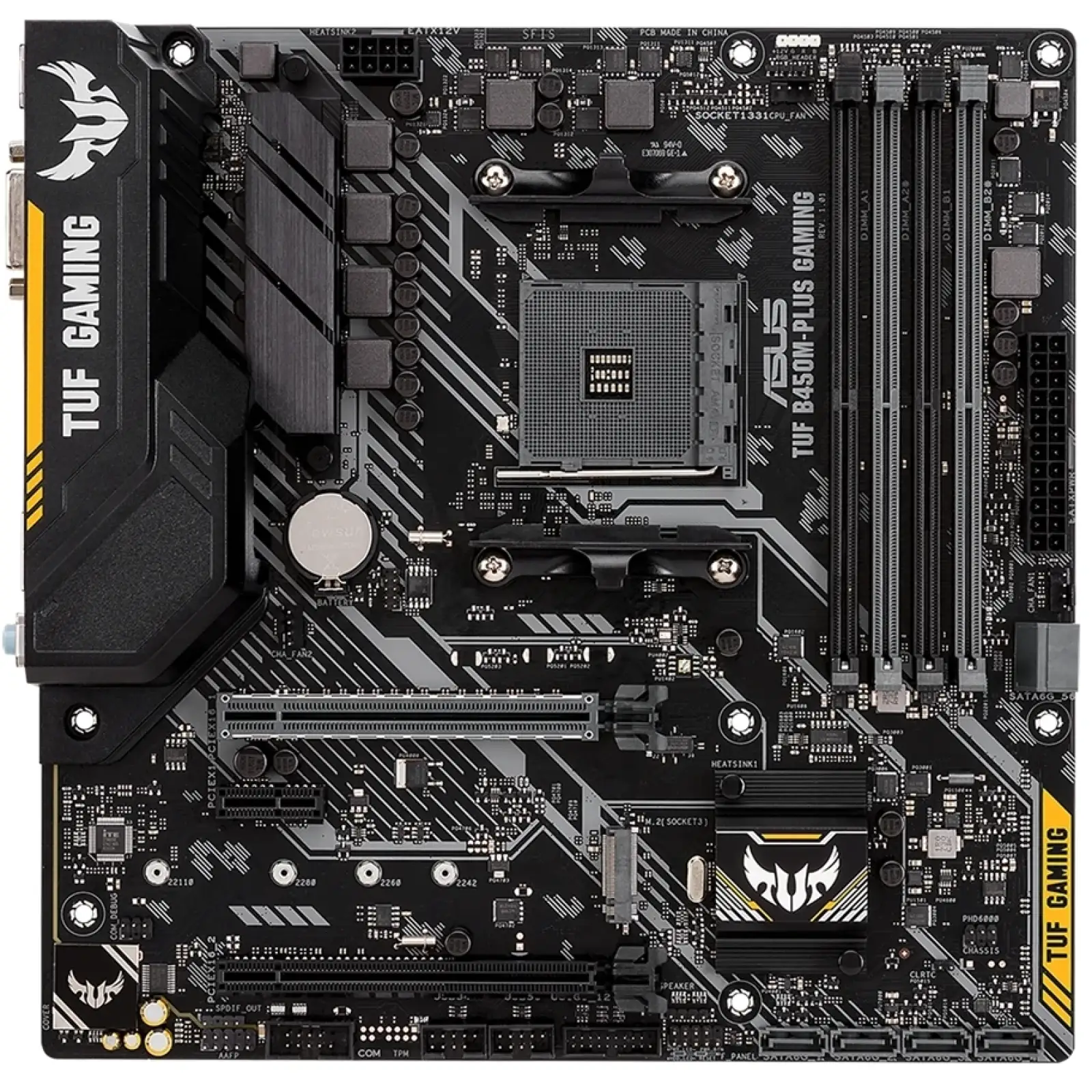 Материнська плата Asus TUF B450M-Plus Gaming Socket AM4