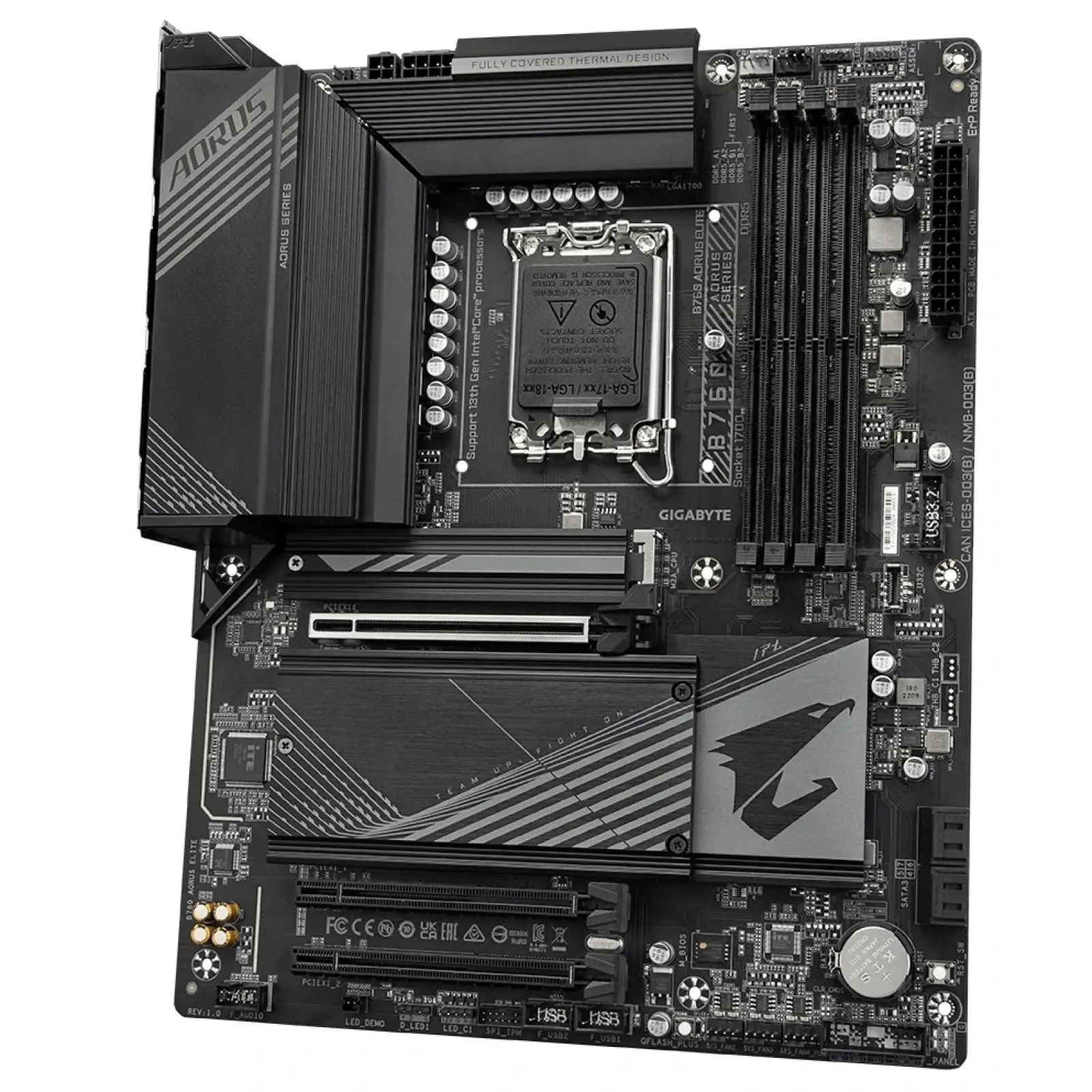 Материнська плата Gigabyte B760 Aorus Elite Socket 1700 UA