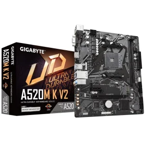 Материнская плата Gigabyte A520M K V2 Socket AM4 UA