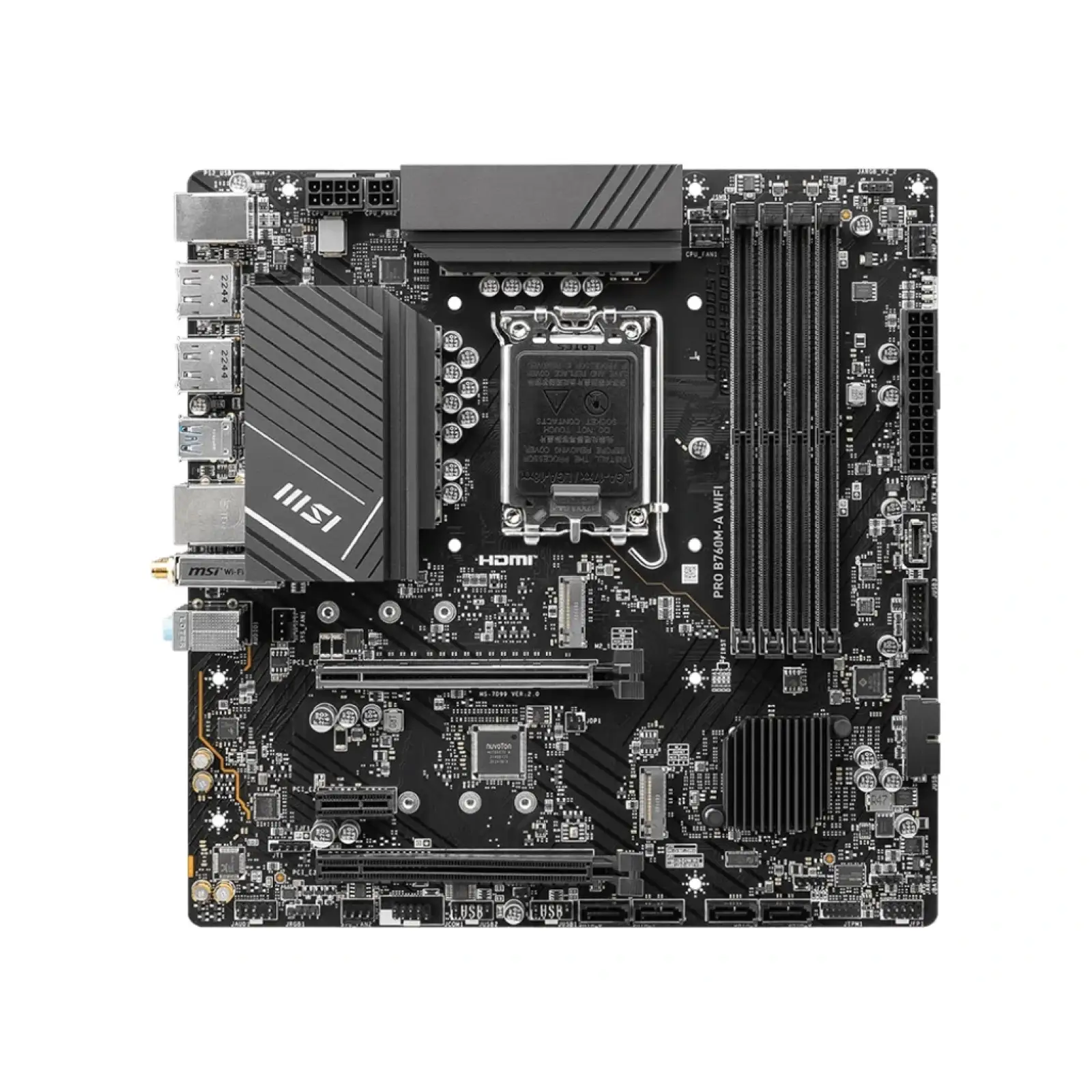 Материнська плата MSI Pro B760M-A WiFi Socket 1700 UA
