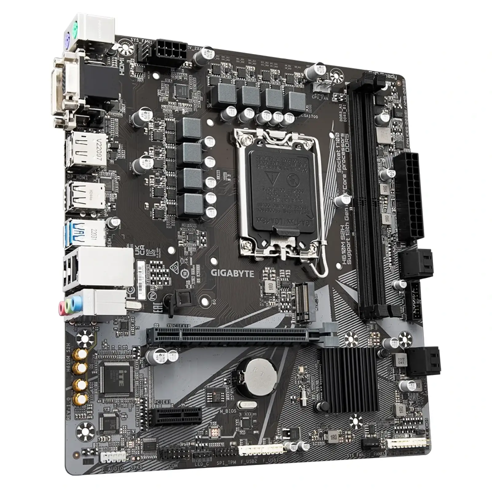 Материнська плата Gigabyte H610M S2H Socket 1700 UA