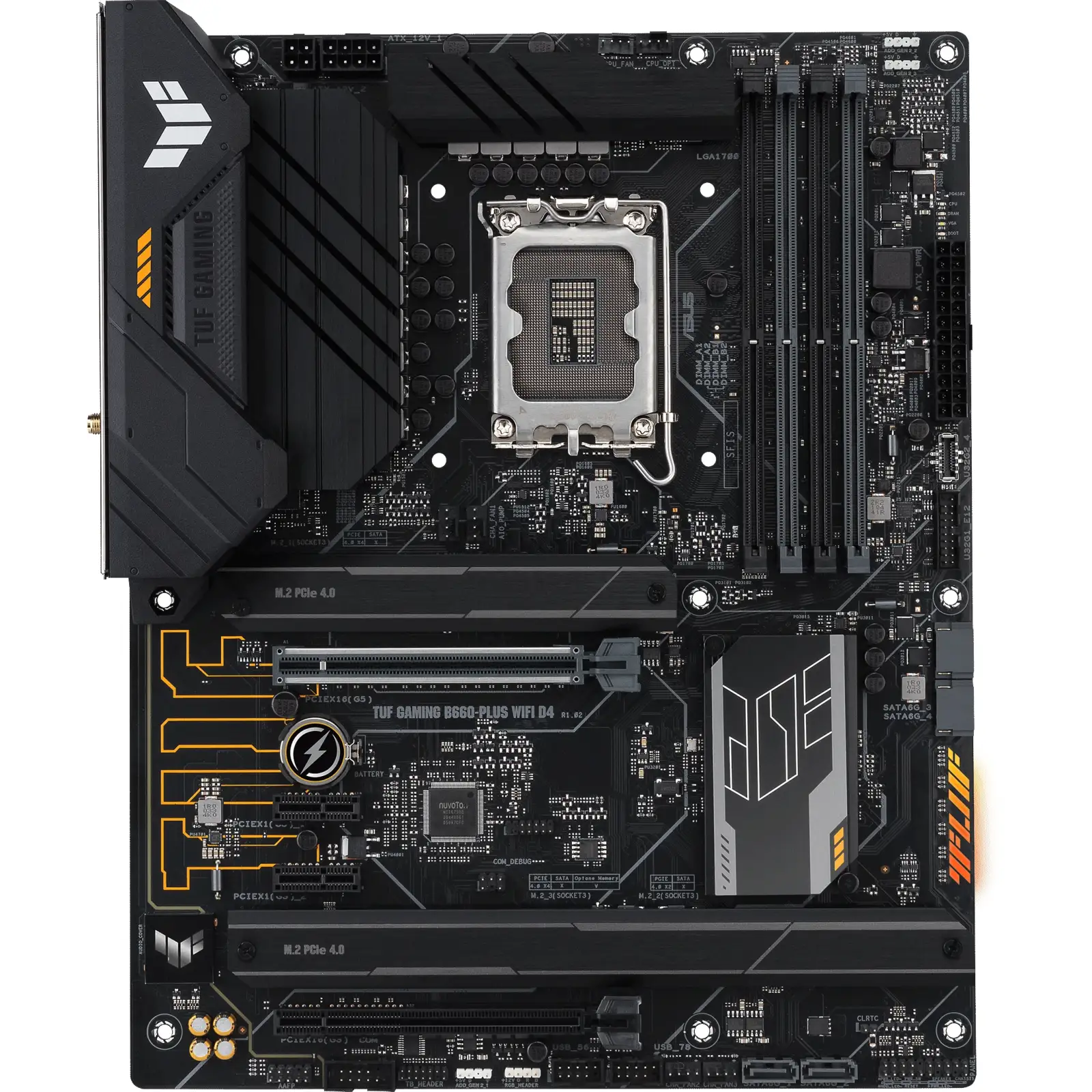Материнська плата Asus TUF Gaming B660-Plus WiFi D4 Socket 1700 UA