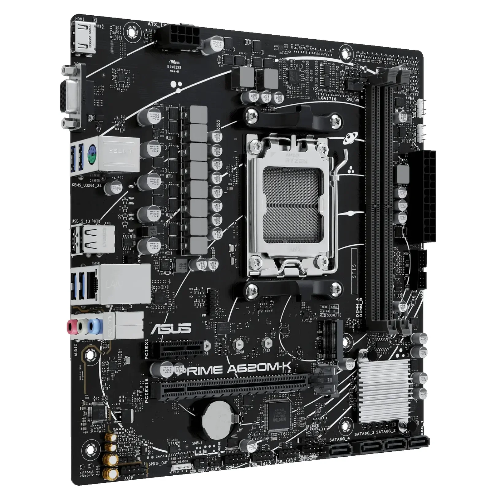 Материнська плата Asus Prime A620M-K Socket AM5 UA