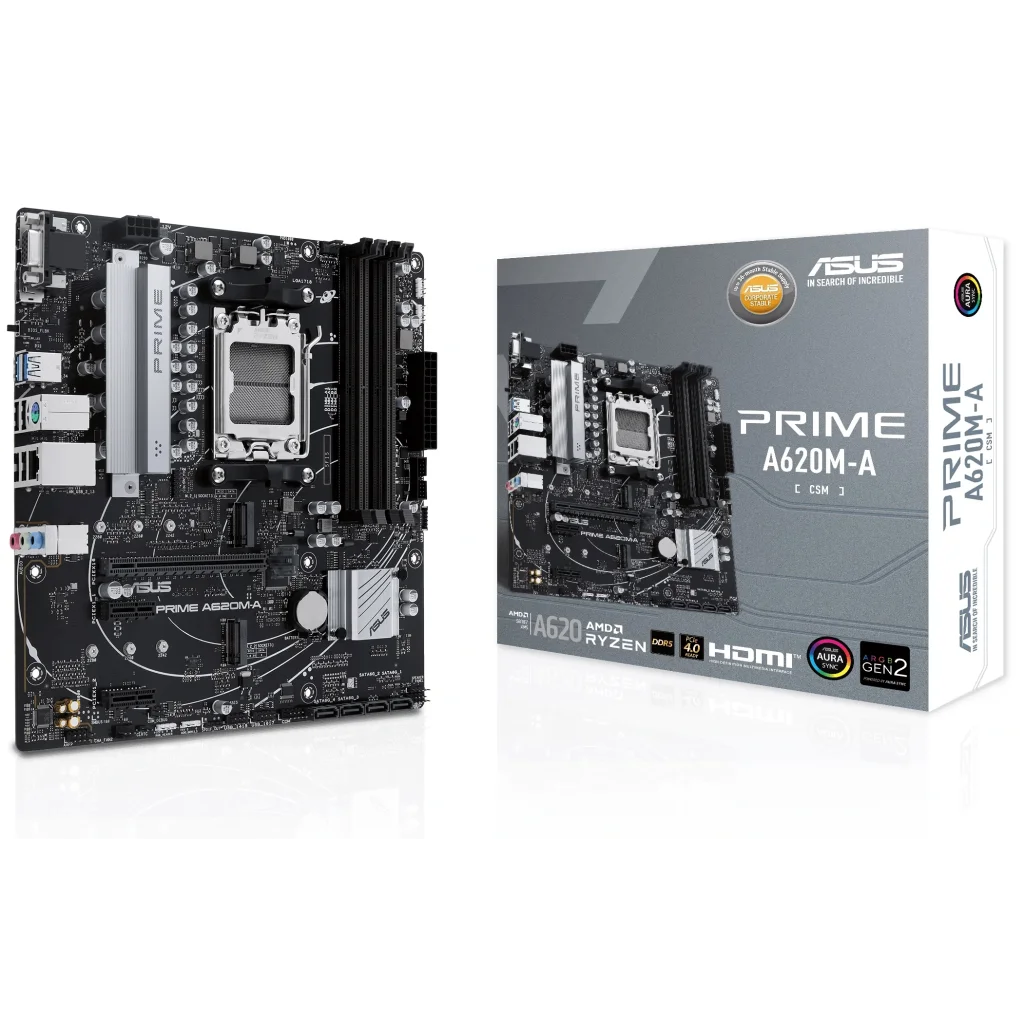 Материнская плата Asus Prime A620M-E-CSM Socket AM5 UA