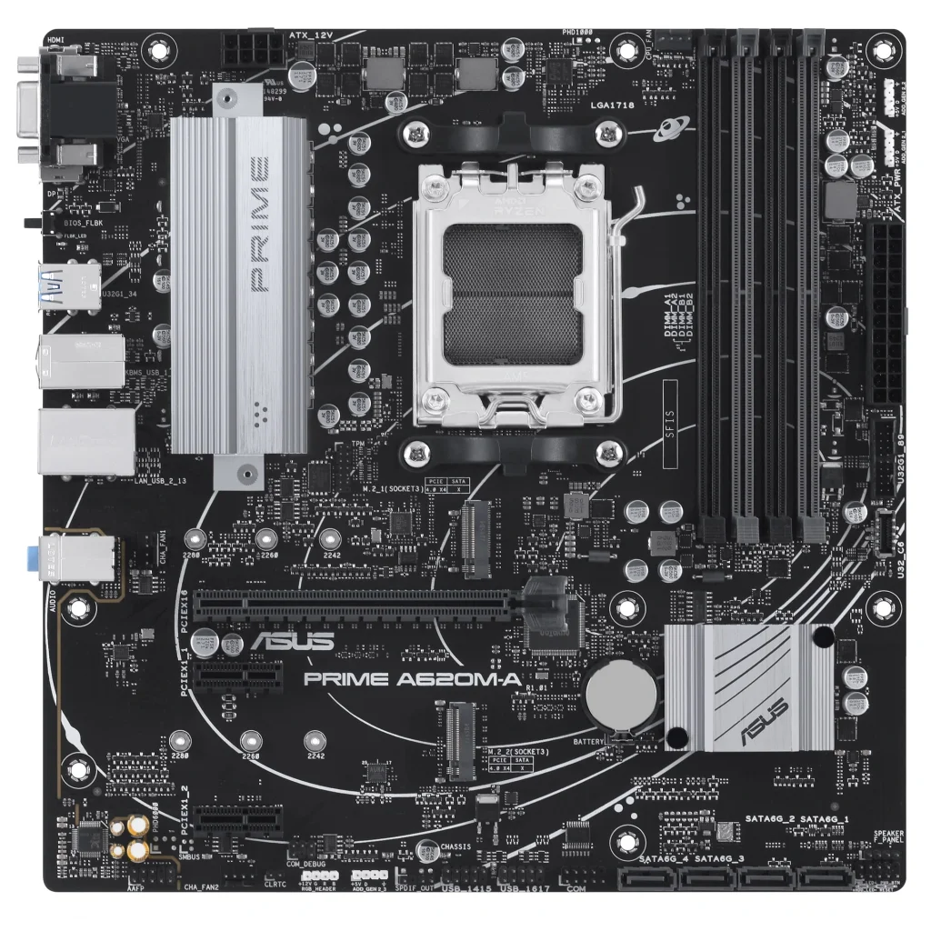 Материнская плата Asus Prime A620M-E-CSM Socket AM5 UA