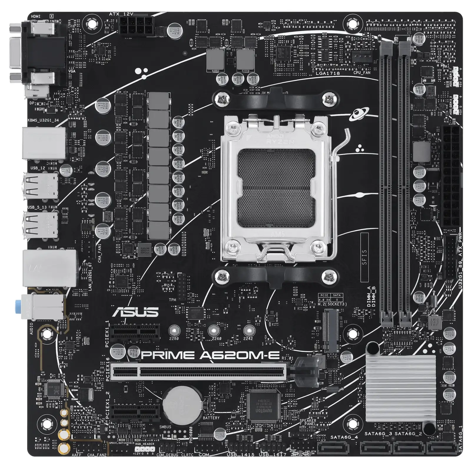 Материнська плата Asus Prime A620M-E Socket AM5 UA