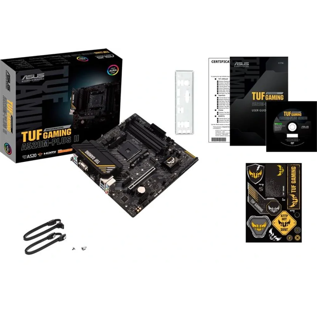 Материнская плата Asus TUF Gaming A520M-Plus II Socket AM4 UA