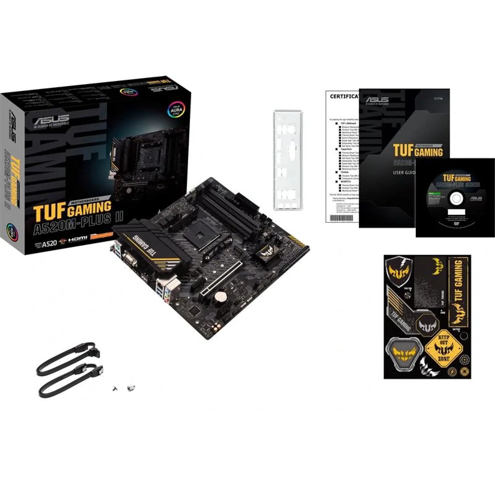 Материнська плата Asus TUF Gaming A520M-Plus II Socket AM4 UA
