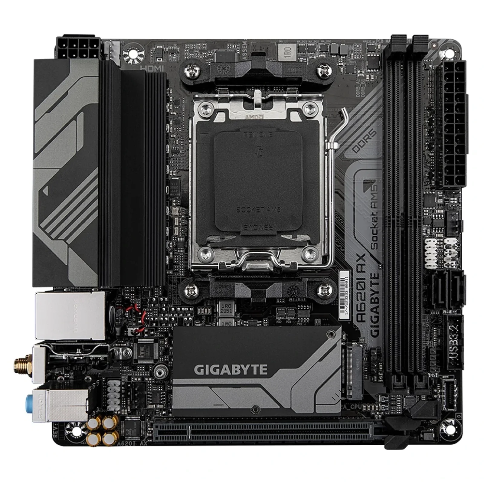 Материнская плата Gigabyte A620I AX Socket AM5 UA
