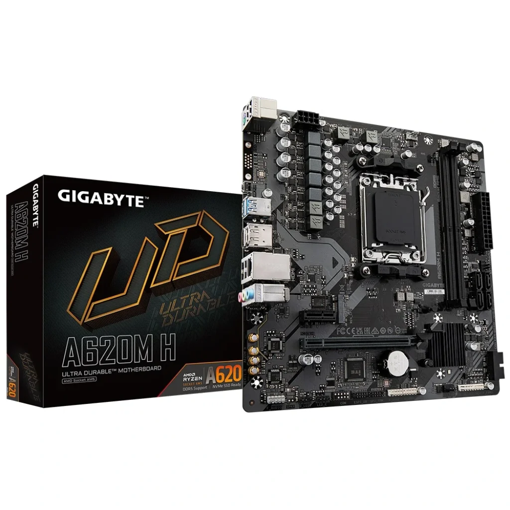 Материнська плата Gigabyte A620M H Socket AM5 UA