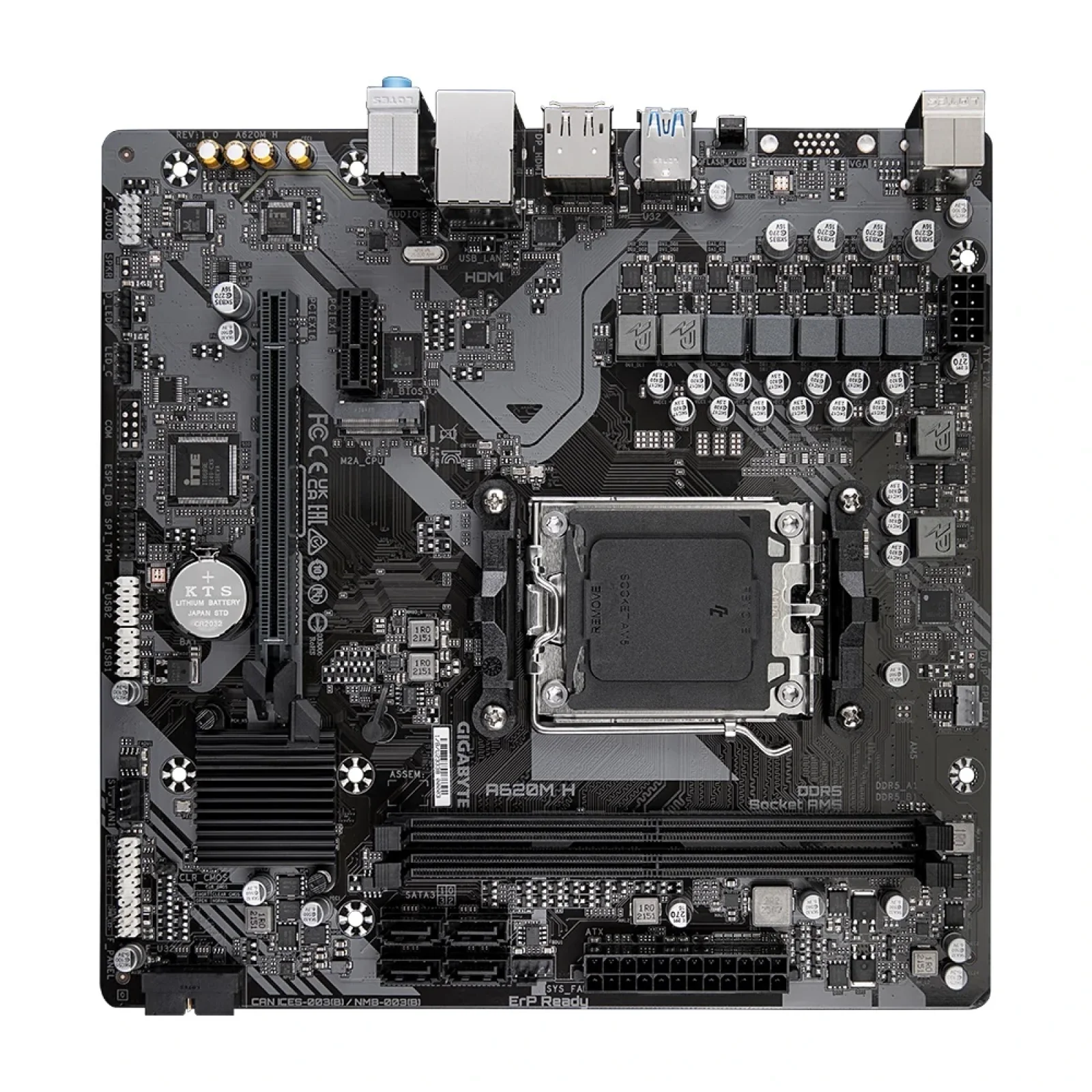 Материнська плата Gigabyte A620M H Socket AM5 UA