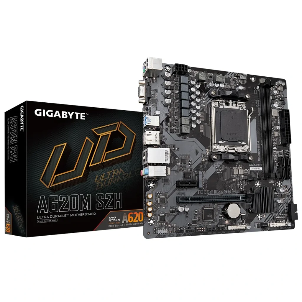 Материнская плата Gigabyte A620M S2H Socket AM5 UA
