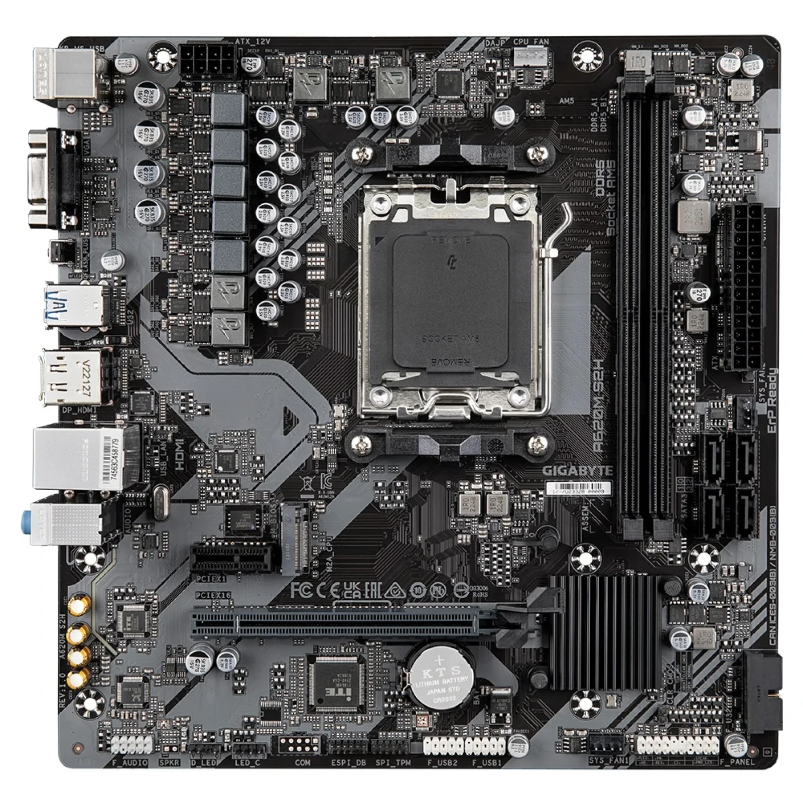 Материнська плата Gigabyte A620M S2H Socket AM5 UA
