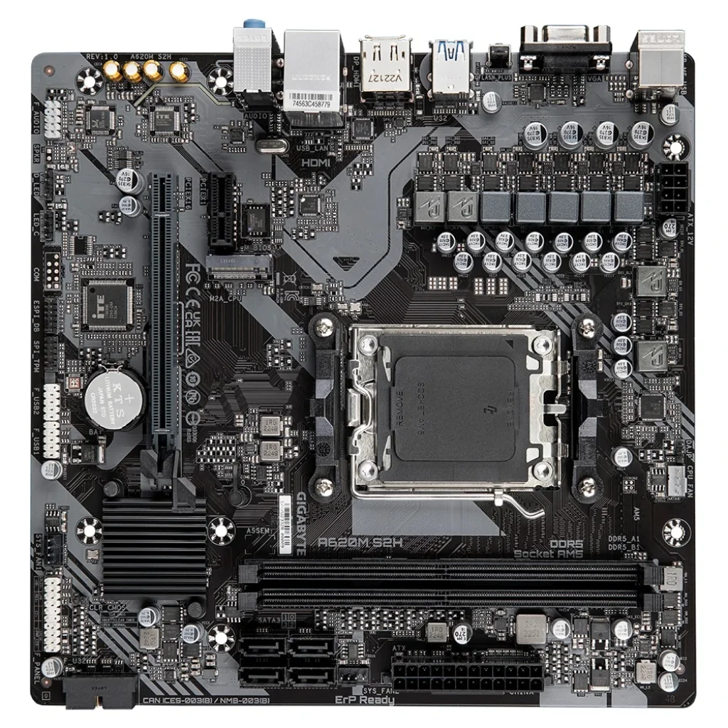 Материнская плата Gigabyte A620M S2H Socket AM5 UA