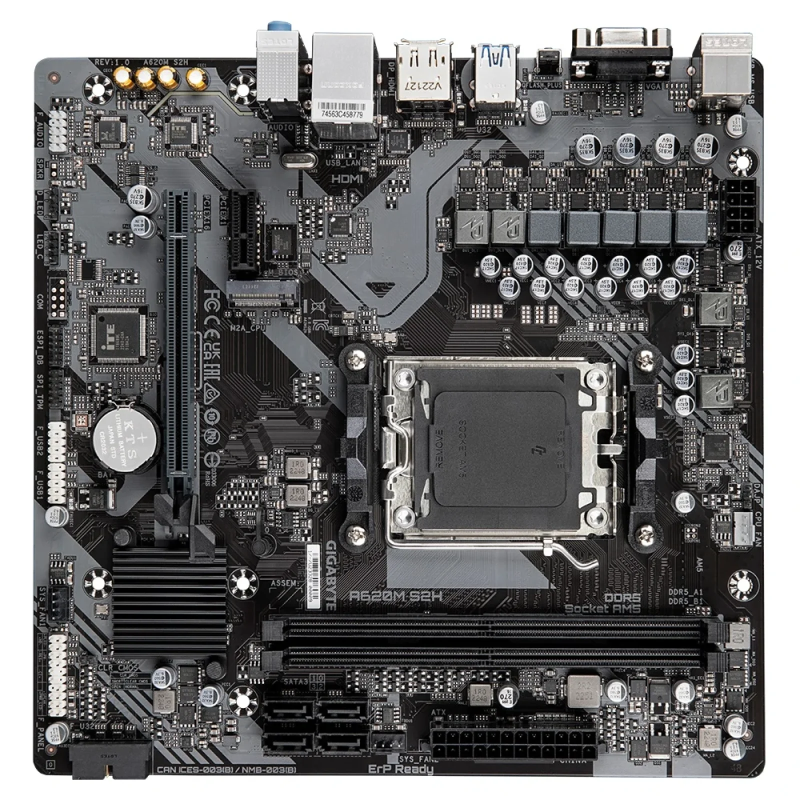 Материнська плата Gigabyte A620M S2H Socket AM5 UA