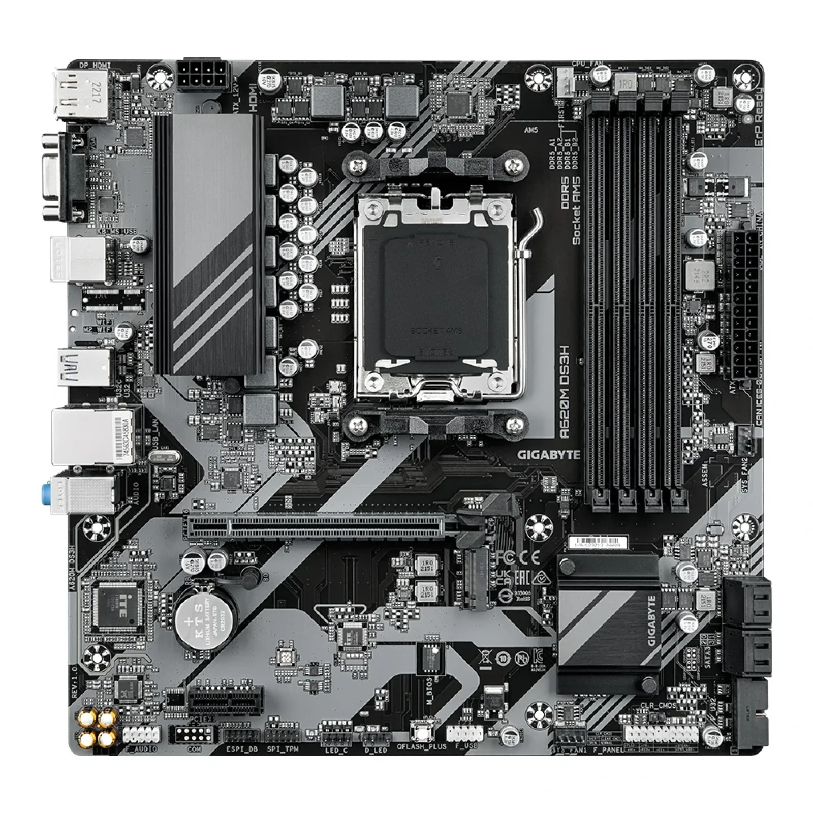 Материнська плата Gigabyte A620M DS3H Socket AM5 UA