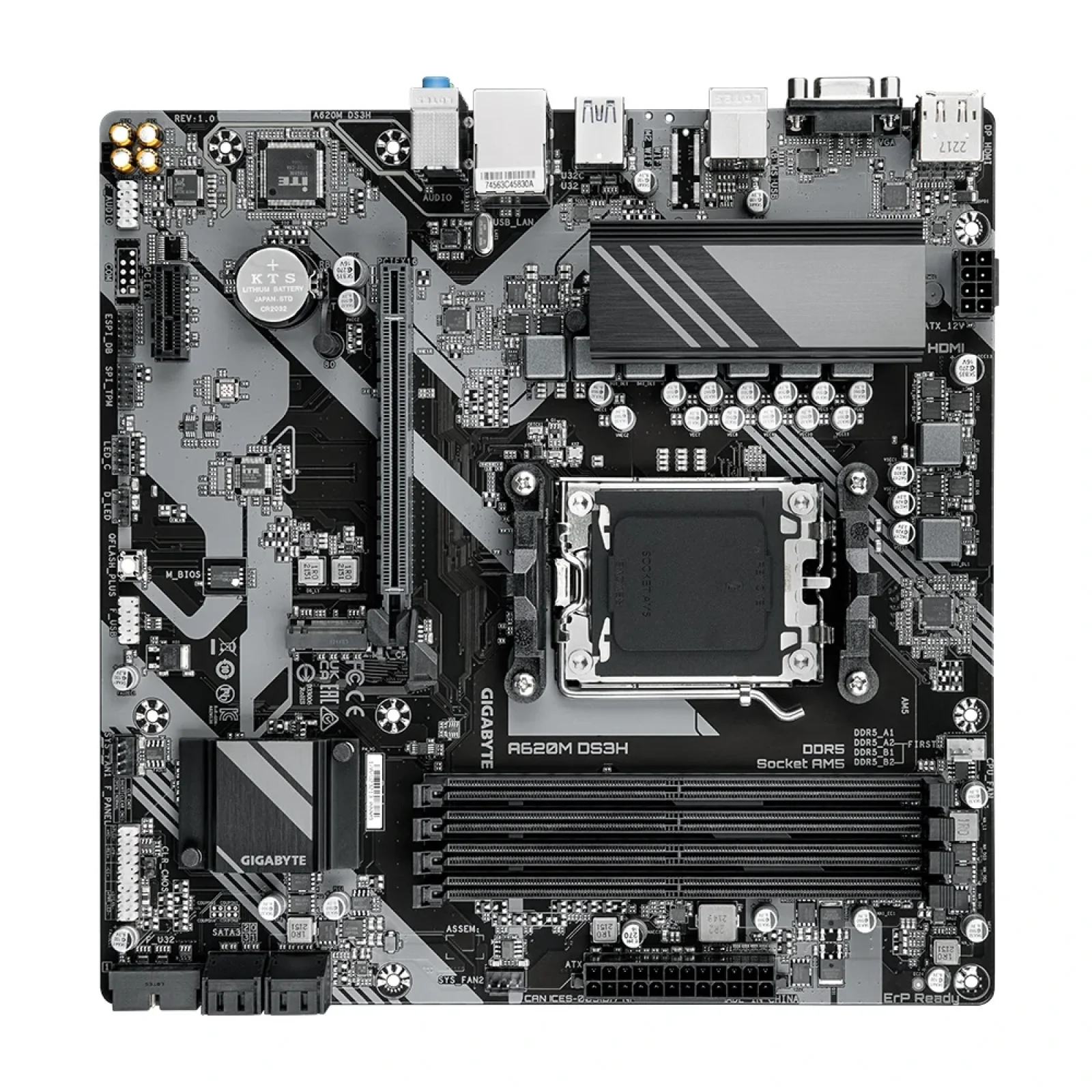 Материнська плата Gigabyte A620M DS3H Socket AM5 UA