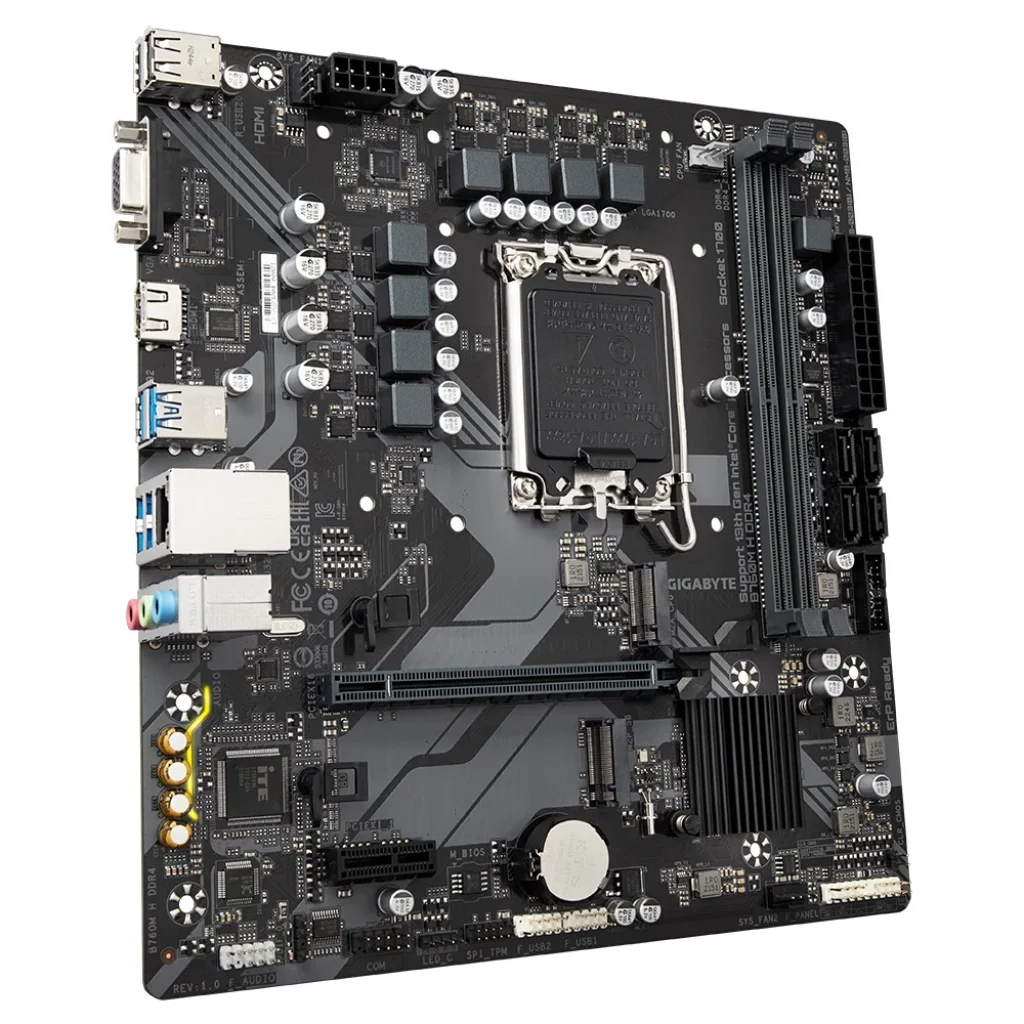 Материнська плата Gigabyte B760M H DDR4 Socket 1700 UA