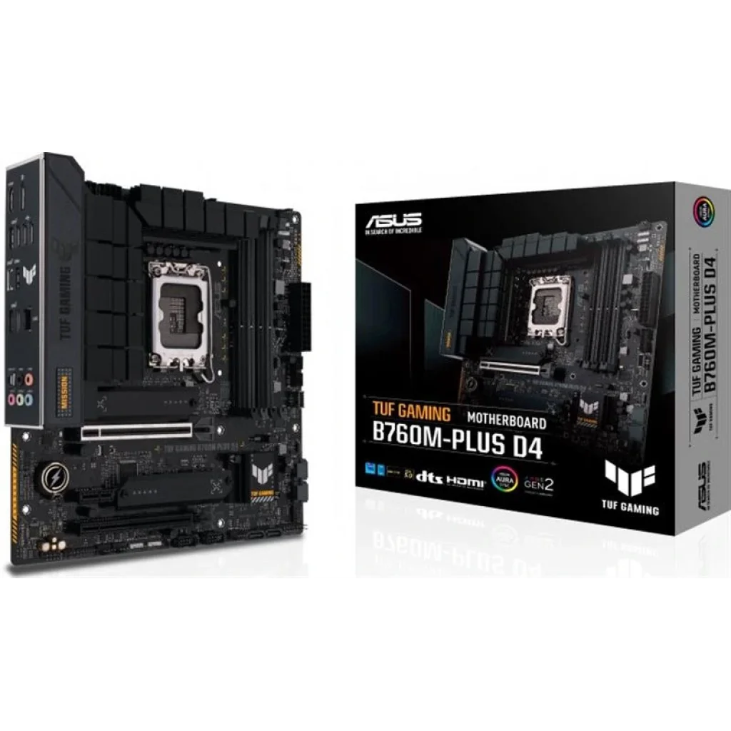 Материнская плата Asus TUF Gaming B760M-Plus D4 Socket 1700 UA