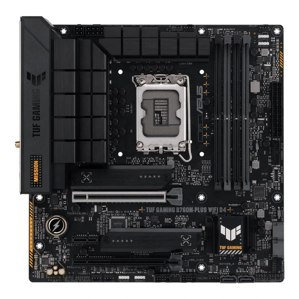 Материнская плата Asus TUF Gaming B760M-Plus D4 Socket 1700 UA
