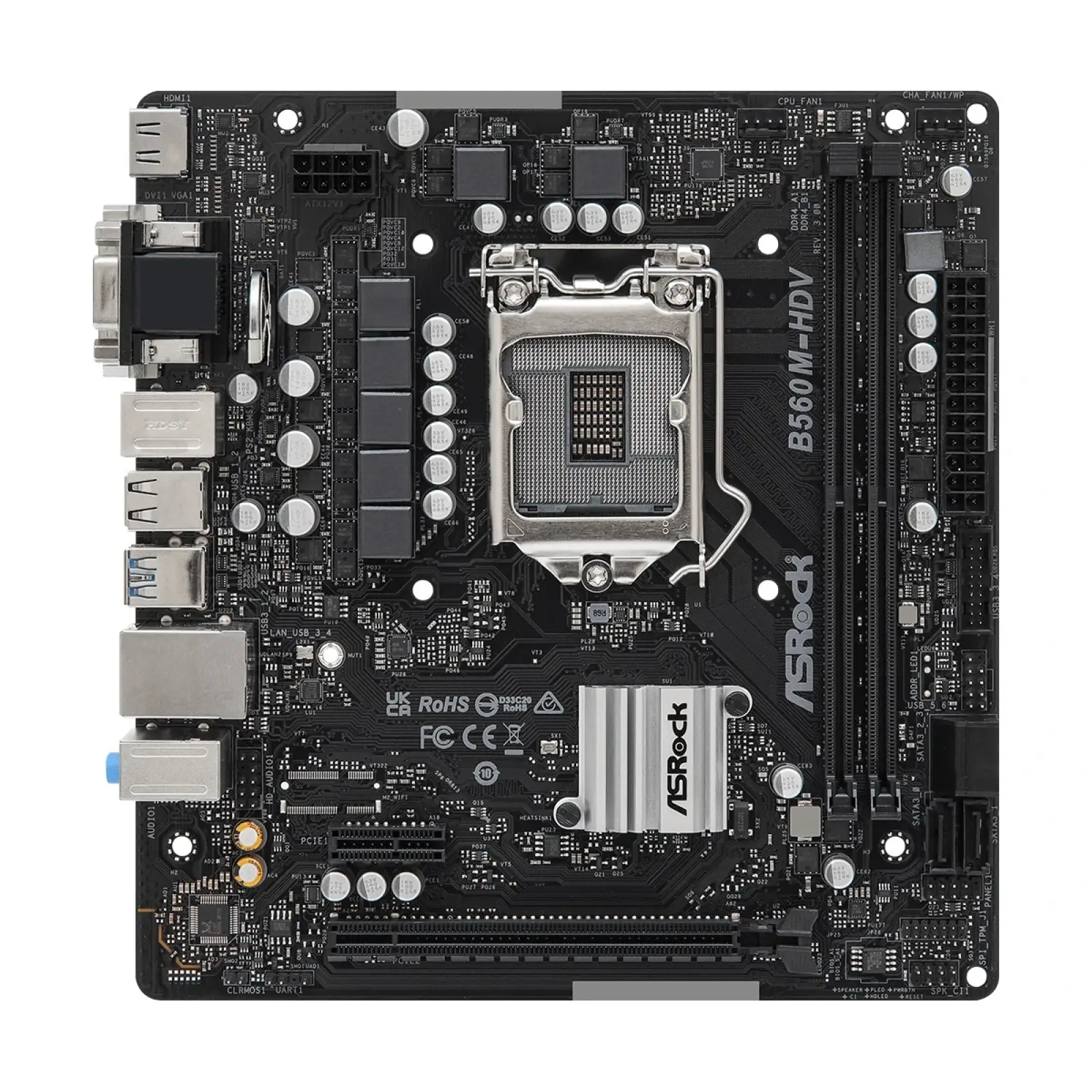 Материнська плата ASRock B560M-HDV R3.0 Socket 1200 UA