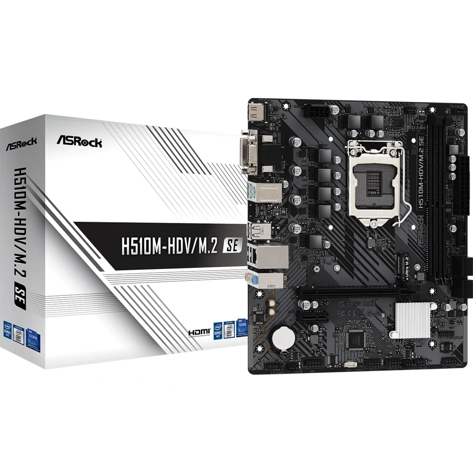 Материнская плата ASRock H510M-HDV/M.2 SE Socket 1200