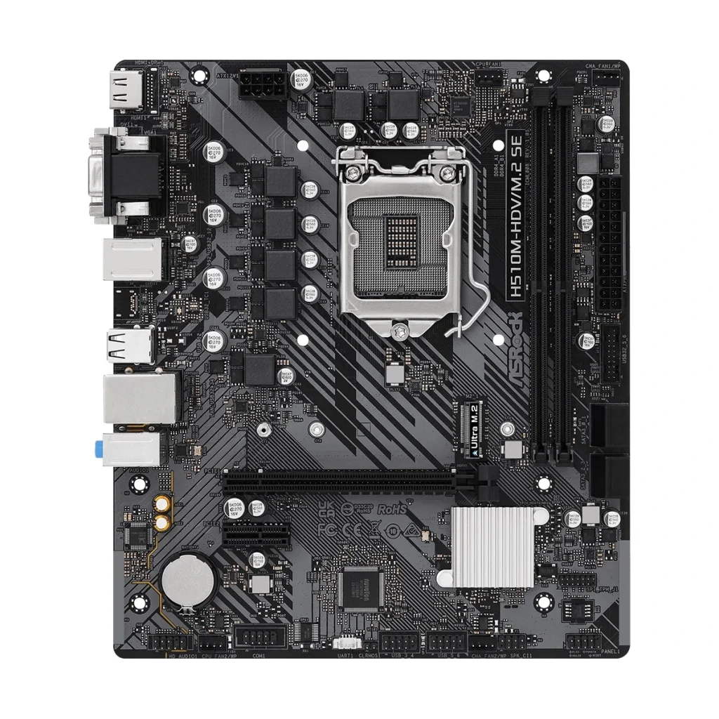 Материнская плата ASRock H510M-HDV/M.2 SE Socket 1200