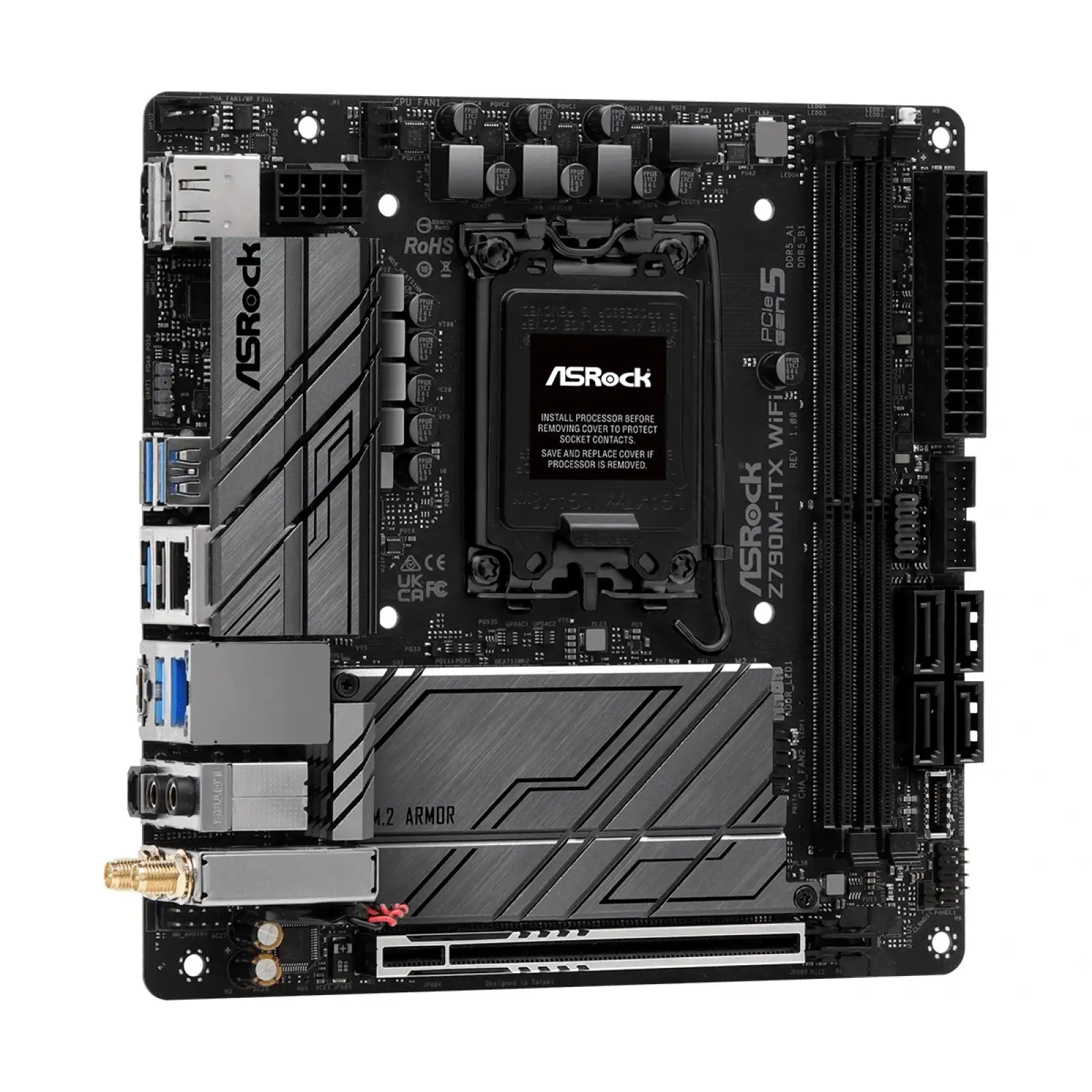 Материнська плата ASRock Z790M-ITX WiFi Socket 1700 UA