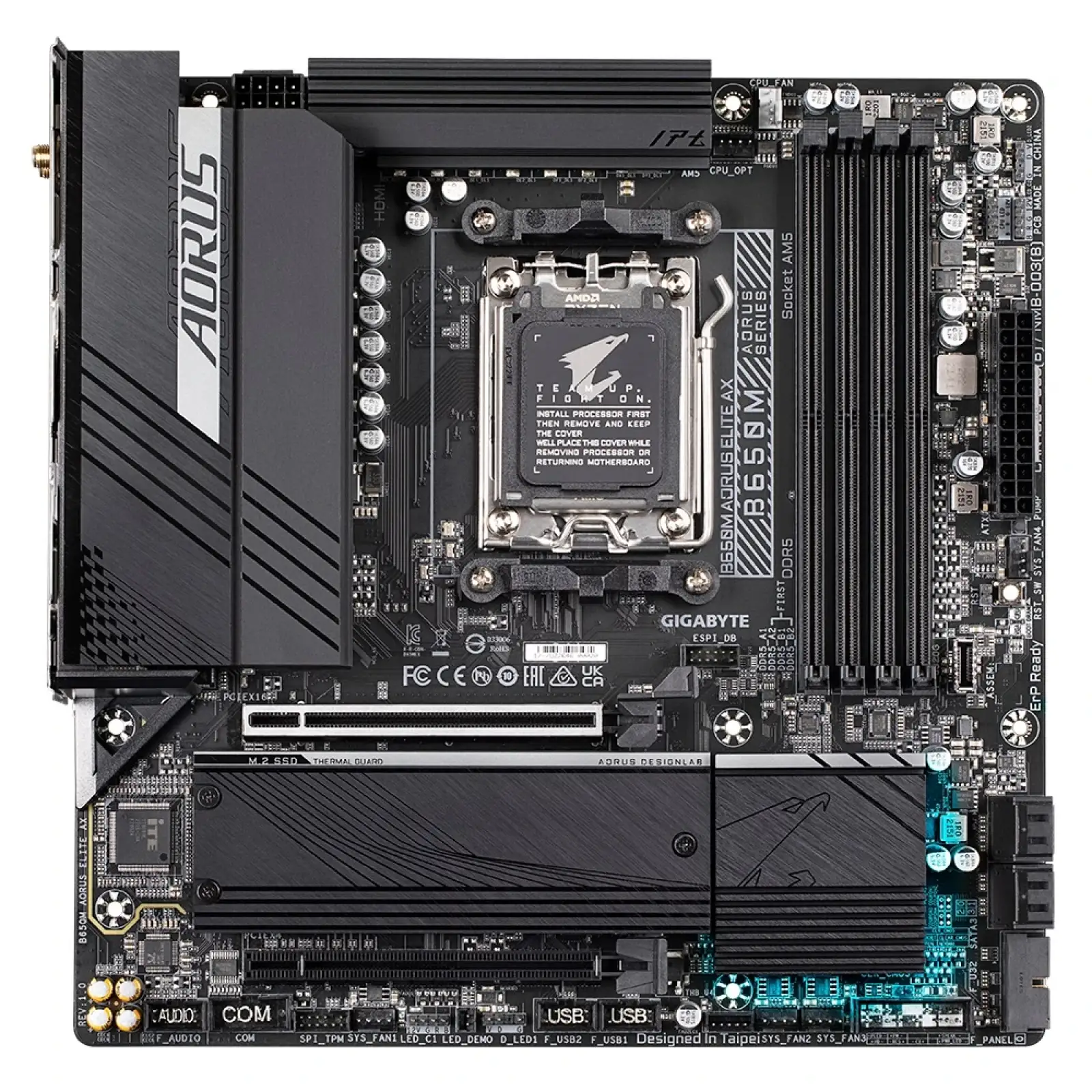 Материнська плата Gigabyte B650M Aorus Elite AX Socket AM5 UA